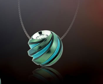 Galatea, Carved Pearl, Diamond in a Pearl